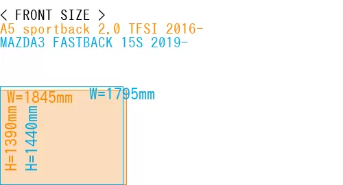 #A5 sportback 2.0 TFSI 2016- + MAZDA3 FASTBACK 15S 2019-